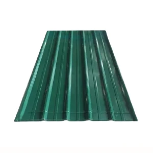 Dark Green Corrugated Zinc Steel Roof Sheets Prepainted PPGI Metal Roofing Sheet TISI Certified KS Certified Cutting Welding