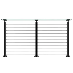 Deck Railings Stainless Cable Railing with Aluminum Post