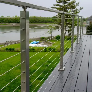 Deck Railings Stainless Cable Railing with Post