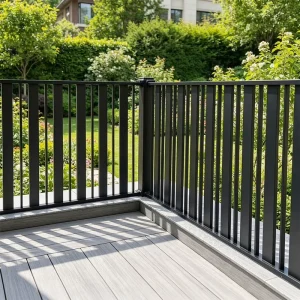 Decorative Aluminum Railing for Outdoor Security Fence, Villa