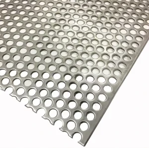 Decorative Aluminum Sheet Metal Thickness Perforated Sheet Metal Stainless Steel Perforated Sheet Metal