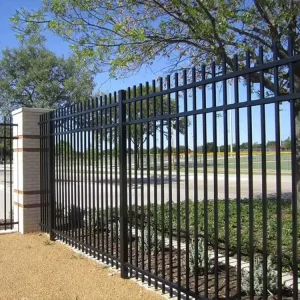 Decorative Low Price High Quality ISO9001 Wrought Iron Fence Metal Steel Fence