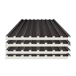 Decorative Metal Great Wall Sandwich Panel PU Insulated Wall Board for Modern Prefab House Modular Office Siding Cladding
