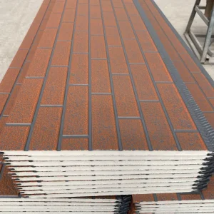 Decorative Metal Siding PU Sandwich Panel Insulated Board for Workshop Warehouse and Construction Buildings