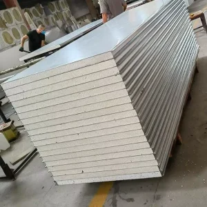 Decorative Metal Siding Panel PU Sandwich Panels Thermal Insulation Exterior Roofing Panel