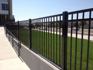 Decorative Outdoor Stair Iron Railing Balcony Durable Metal Guardrail