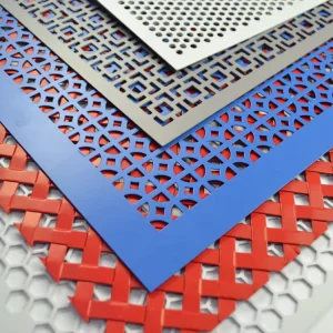 Decorative Perforated Metal Panels Galvanized Stainless Aluminum Brass