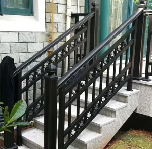 Design Handrail Stainless Steel Railing Applications Railings Aluminum Metal Balustrades with Balcony Aluminum Metal Balustrades