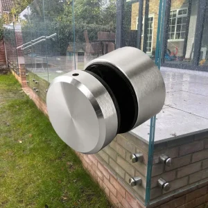 Diameter 38mm/50mm*5/10/20/30/40/50mm Satin Finish Stainless Steel Heavy Duty Glass Balustrade Standoff for Outdoor Applications