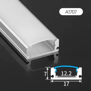 Direct Sale 17*7MM Linear Light Led Aluminum Extrusion Profiles Led Strip Light Aluminum Profile Channel with Diffuser