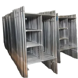 Door Frame Scaffolding Aluminium Ladder Frame Scaffold High Load Bearing Anti Corrosion Mobile Scaffold for House Renovation