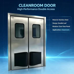 Double Acting Traffic Door Impact Resistant Swing Door for Restaurant Kitchen and Workshop