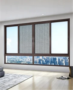 Double Glazed Glass Aluminum Alloy Stainless Steel Soundproof Horizontal Sliding Windows Energy Star Qualified