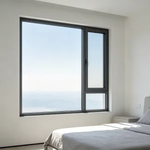 Double Glazed Soundproof Waterproof Thermal Break Aluminum Glass Casement Window for Living Room