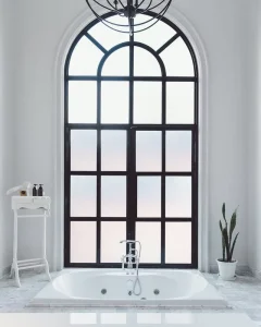 Double Glazing French Window Steel Casement House Window Arched Steel Window
