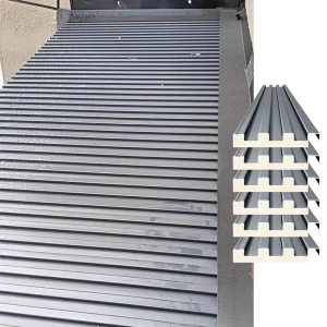 Double Layer Aluminium Roof Tiles Large Great Wall Panel Waterproofing Metal Roofing Cladding