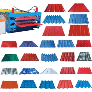 Double Layer Zinc Steel Sheet Machine Corrugated IBR Iron Roofing Stone Coated Metal Galvanized Roof Tile Machine