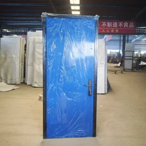 Double Leaf UL Fire Rated Steel Door Heavy Duty Commercial Hollow Metal Swing Doors for Industrial Factory Exit