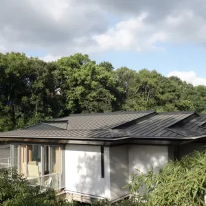 Double Lock Standing Seam Panel TD096a Titanium Zinc Roof Facade Cladding System Weather Tight Self Healing Patina Metal Sheet