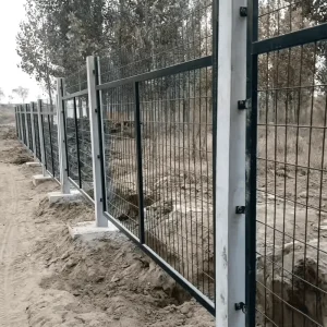 Double Wave Fence for Ranch Cattle Enclosure PVC Coated Metal Fence
