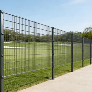 Double Wire Mesh Fence Heavy Duty Galvanized Powder Coated High Security ISO9001 Factory Direct Fence Panels