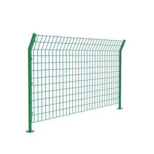 Double Wire Mesh Fence Panel Galvanized Double Rod 2D Welded Twin Bar Mesh