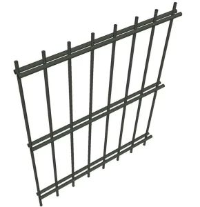 Double Wire Welded Fence Durable Metal Security Barrier for Garden Yard Industrial Perimeter Protection