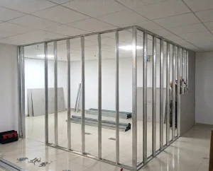 Drywall Galvanized Gypsum Board Profiles Metal Furring Drywall Partition Components System Drywall C Stud and U Track