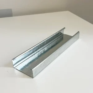 Drywall Roof Ceiling Partition Wall Decoration Raw Materials Light Steel Keel Fitting Hanging Tile Strip U and C Channel