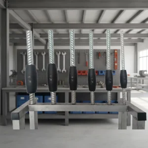 Durable Anti Corrosion Steel Reinforcement Coupler Self Locking Sleeve for Rebar Connection in Floor Wall Construction