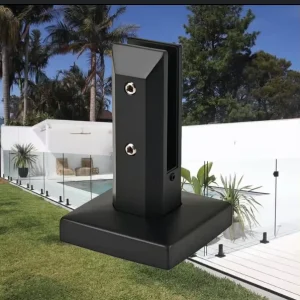 Durable Heavy Duty Stainless Steel Adjustable Glass Spigot Fittings for Tempered Glass Pool Fence Installation