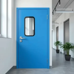 Durable Metal Fire Resistant Single Door for Engineering School