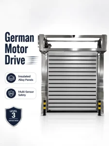 Durable Metal Roller Shutter Door with Strong Steel Structure and Easy Operation for Commercial and Industrial Applications