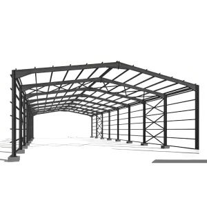 Durable Modern Prefabricated Steel Structure Buildings Construction Material Industrial Factory Workshop Design Metal Shed