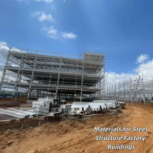 Durable Prefabricated Steel Structural H beam C beam Modular High Load Warehouses Workshops Villas Office Building