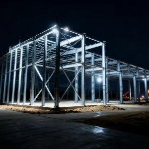 Durable Prefabricated Steel Structure Workshop Building With Customizable Dimensions and Layout