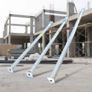 Durable Q235/Q345 Steel Galvanized Adjustable Length 1.0-6.0m Villa Construction Concrete Metal Forming Building Materials