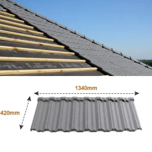 Durable Roofing Sheet Lightweight Building Material for House Roofing Classic Metal Roof Tile