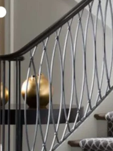 Durable Stylish Boundary Iron Railing Metal Railing Fence Railing for Driveway Iron Railing