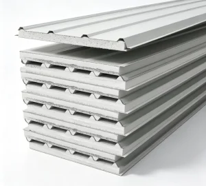 Eco-Friendly Metal-Clad EPS Sandwich Panel | Fire-Resistant, Waterproof Material for Hotel Outdoor Cold-Storage Roofs, 5-Year Warranty
