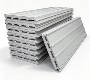 Eco-Friendly Metal-Clad EPS Sandwich Panel, 5-Year Warranty, Fire-Resistant, Waterproof, Prefabricated Exterior Wall and Hotel Roof Insulation Material