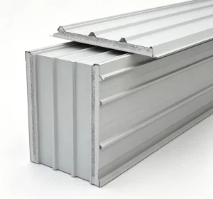 Eco-Friendly Metal-Clad EPS Sandwich Panel, 5-Year Warranty, Fire-Resistant and Waterproof, for Prefabricated Hotel Exteriors and Cold Storage Facilities