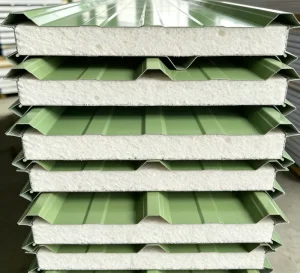 ESP Sandwich Panel Contemporary Design Fire Resistant Eco Friendly Metal Exterior Wall Cold Room Panel for Hospital Warehouse