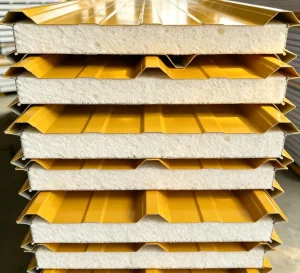 ESP Sandwich Panel Contemporary Design Fire Resistant Water Resistant Eco Friendly Metal Exterior Wall Cold Room Panel Warehouse