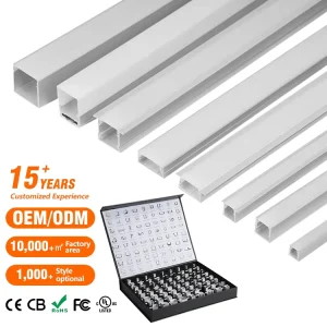 EU Warehouse Led Aluminum Channel Extrusion Housing Mounted Cinema Profile Light Outdoor Step Lights Led Strip Aluminum Profile
