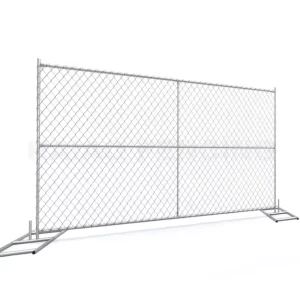 Easily Assembled Hot-Dipped Galvanized Temporary Chain Link Fence Panels