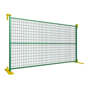 Easily Assembled Temporary Fencing Canada Galvanized Fence Panel Construction Temporary Canadian Fence