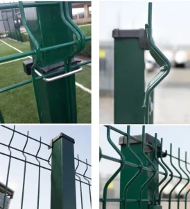 Easy Install 3D Curved Welded Wire Mesh Fence for Outdoor Garden and Yard