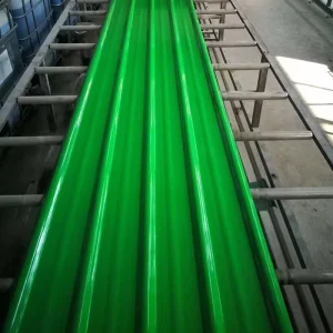 Easy Install Good Sealing Performance Metal Corrugated Roofing Sheets Stable Structure PPGI Corrugated Steel Sheet for Building