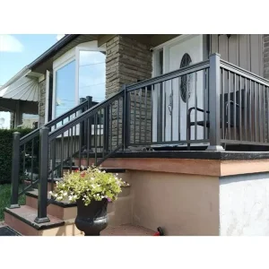 Easy Installation Balustrade Railing New Design Aluminum Alloy Waterproof Outdoor Villa Balcony Stair Handrail